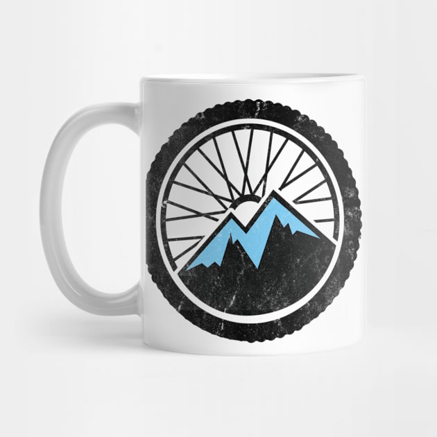 Mountain Bike Wheel by ThyShirtProject - Affiliate